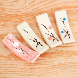 Soporte para palillos de cerámica japonesa